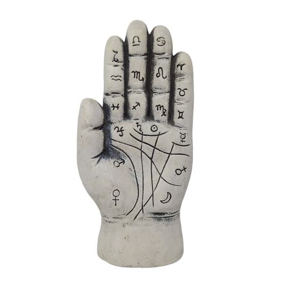 Hand Prop Halloween Decor Fortune Teller Astrology Palmistry Metaphysical Occult - Picture 6 of 7